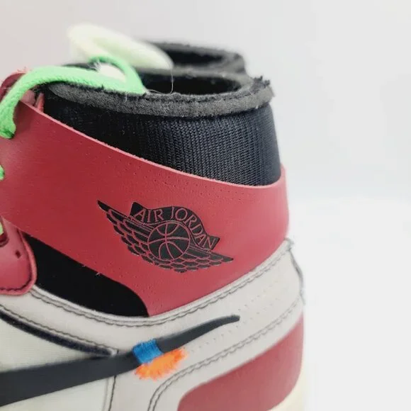 Jordan Men's Red Retro 1 High-Top Classic Athletic Sneaker Size 12 - Picture 5 of 7